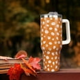 thumbnail image 2 of Fall Tumbler with Lid and Straw 40oz,Orange Hello Pumpkin Vacuum Autumn Insulated Leak Proof Tumbler,Farmhouse Cute Gifts Women Girls,Fall Accessories Stainless Steel Coffee Cup, 2 of 6