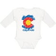 thumbnail image 3 of Inktastic Graffiti Colorado State Flag Boys or Girls Long Sleeve Baby Bodysuit, 3 of 5