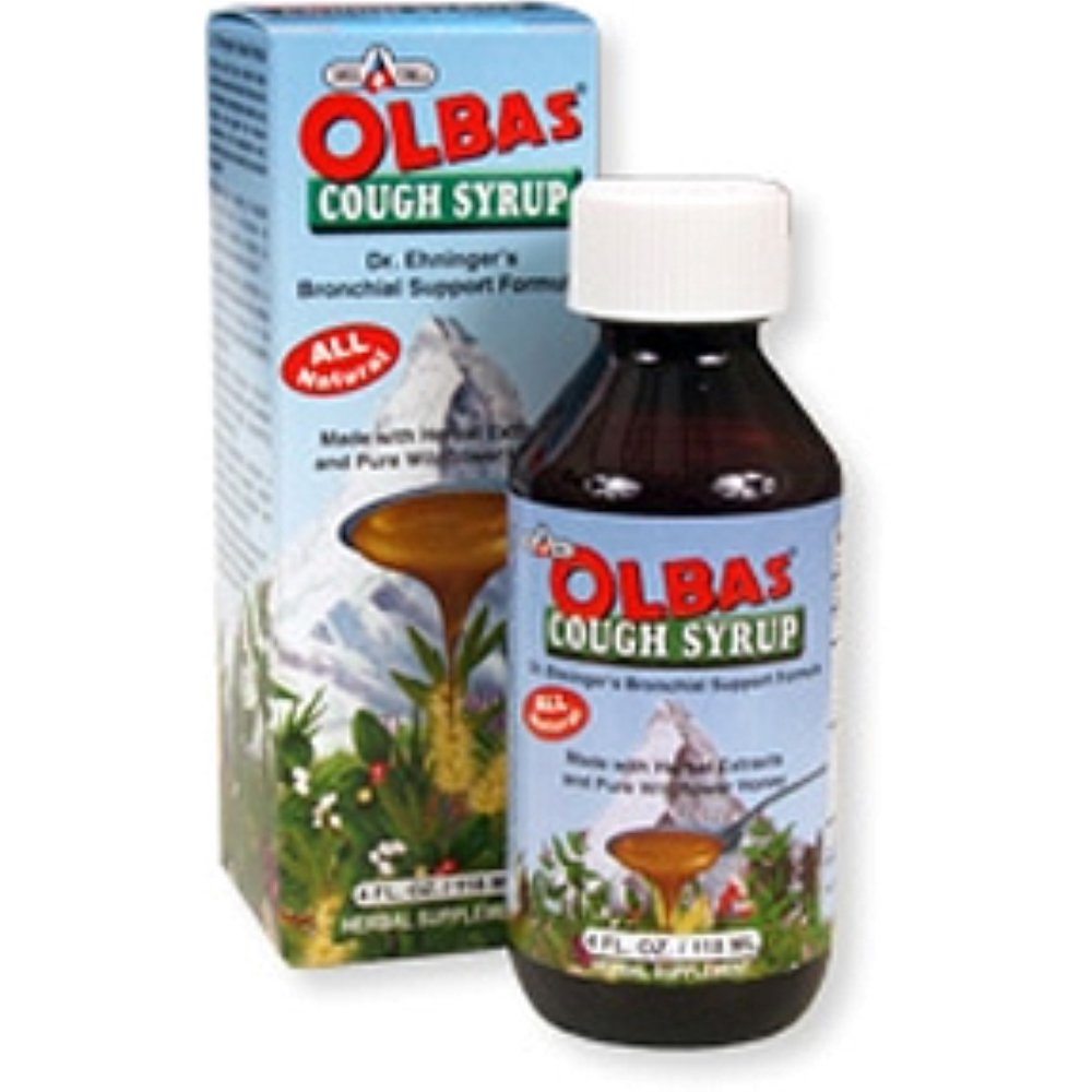 4 Pack Olbas Cough Syrup 4 oz