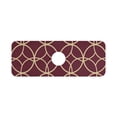 thumbnail image 7 of Yayeee Faucet Mat for Kitchen Sink 14.7" Diatomite Long Splash Guard Pad, Red Circles, 7 of 7
