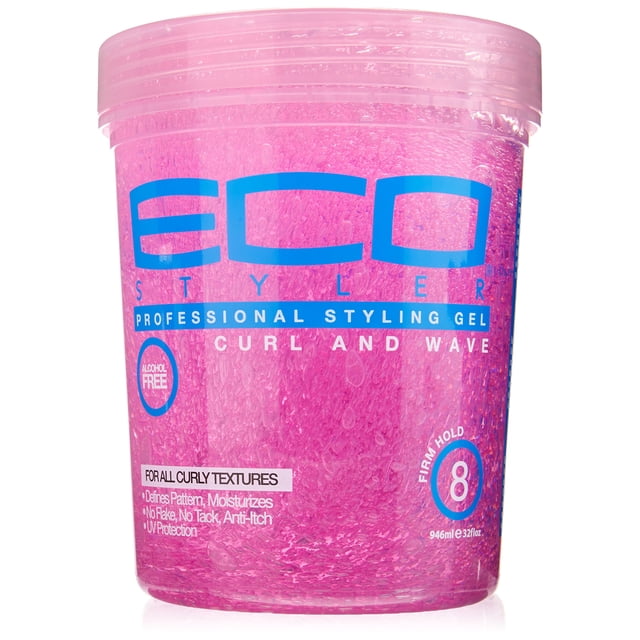 Gel para el cabello, estilo ecológico, rizado y ondulado, antipicazón, 946 ml