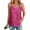 Hot Pink, variant on Womens Tank Tops Sequin Tops for Women V Neck Tank Tops Sparkly Club Night Concert Outfits Sparkly Top Summer Tops for Women Pink L