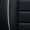Black no Pillows, variant on OTOEZ Leather Car Seat Cover Universal 5 Seats Full Set Front Rear Seat Protector