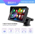 thumbnail image 1 of Reproductor MP5 para coche Radio para coche de 7 pulgadas Mirrorlink inalámbrico Carplay Android Auto HD WiFi, 1 of 9