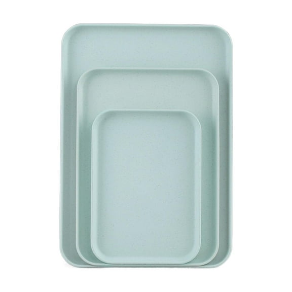 MOQIN Fast Food Trays Bulk Colorful Cafeteria Food Trays Rectangular Serving Trays Restaurant Lunch Meal Trays for School Party Kitchen Cafe BBQ Eating