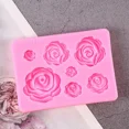 thumbnail image 2 of Moldes de silicona con forma de mini rosas en 3D para hacer tú mismo, hechos a mano, para chocolate, fondant, pasteles, dulces, accesorios y herramientas para hornear, 2 of 5