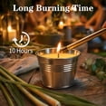 thumbnail image 3 of SCENTORINI Citronella Scented Candles, 8 Pcs Metal Tin Bucket Lemongrass Soy Wax Candles for Patio, Backyard, Indoor&Outdoor, 3 of 7