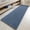 Blue, variant on Waffle Bathroom Runner Rugs, Super Absorbent Non Slip Bath Rug, Upgraded Soft Quick Dry Washable Boho Large Bath Mat with Tassels for Hallway Laundry Room Bedroom, 2'x5' (24"x60"), Chocolate