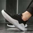 thumbnail image 3 of BUBUDENG Mens Mesh Running Shoes Slip on Walking Workout Shoes Athletic Casual Sneakers Lightweight Low Top Shoes, 3 of 10