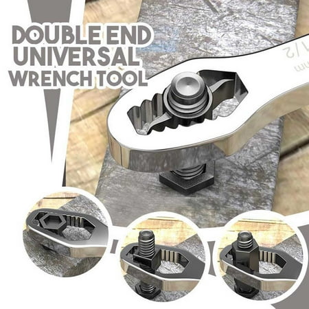 

WMYBD Tools&Home Improvement Double End Universal Wrench Tool Various Specifications Of Bolt Nut Removal Gfits