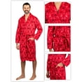 thumbnail image 2 of Intimo Family Robes Set Adult and Kid Plush Holiday Bathrobe, 2 of 7