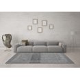 thumbnail image 3 of Ahgly Company Indoor Round Abstract Gray Modern Area Rugs, 5' Round, 3 of 4