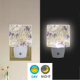 thumbnail image 2 of Yayeee LED Plug in Night Light for The Home with Auto Dusk to Dawn Light Sensors, 2 Pack, Purple Floral Rabbit, 2 of 6