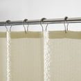 thumbnail image 2 of Dainty Home Tranquility Ivory Embossed Seersucker Polyester Shower Curtain, 70 x 72, 2 of 7