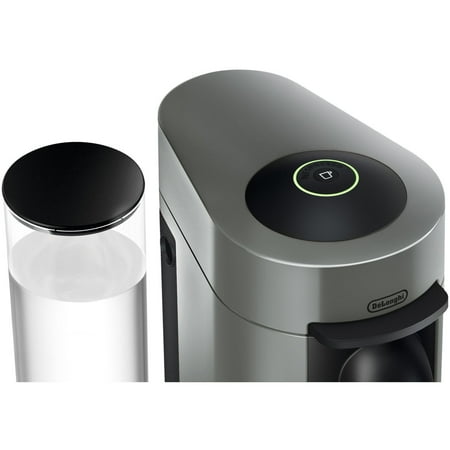 Nespresso Vertuo Plus Coffee and Espresso Maker by De'Longhi, Grey with Aeroccino Milk Frother - Grey