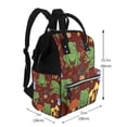 thumbnail image 2 of Pofeuu Frogs and Mushrooms Print Diaper Bag Backpack, Multifunction Travel Pack Maternity Baby Changing Bags, Large Capacity, Waterproof, 2 of 6