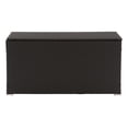 thumbnail image 4 of CorLiving Parksville Large Resin Wicker and Steel Outdoor Storage Box with Inner Liner, Black, 4 of 10