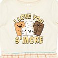 thumbnail image 4 of Inktastic I Love You S'more Girls Toddler Dress, 4 of 5