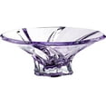 thumbnail image 2 of Oklahoma Amethyst Collection  Crystal Hand-Crafted Decorative Bowl - 12-inch Bowl, Amethyst, 2 of 3