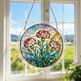 thumbnail image 1 of Acrylic Puzzle Window Hanging Decor, Transparent Stained Glass Colorful Window Ornament, Light Refraction, for Home Walls Balconies Cafes, 1 of 5