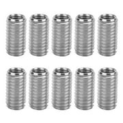 10pcs Threaded Insert For Wood, Thread Inserts Male Female Reducing Nut Stainless Steel Repair Tool Industrial Hardware,Clearly Categorised And Easy To Use