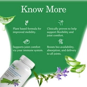 VeraFlex by AloeCure Plant Based Joint Health Supplement - 60 Capsules x 2 Bottle Pack - Clinically Proven to Support Comfort, Flexibility, and Mobility Starting in 3 Days