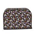 thumbnail image 2 of Sikiie Daisies Flowers Toaster Covers 2 Slice Dustproof Toaster Cover Bread Machine Cover, Dustproof Cover - 11.4" x 7.5" x 7.9", 2 of 7