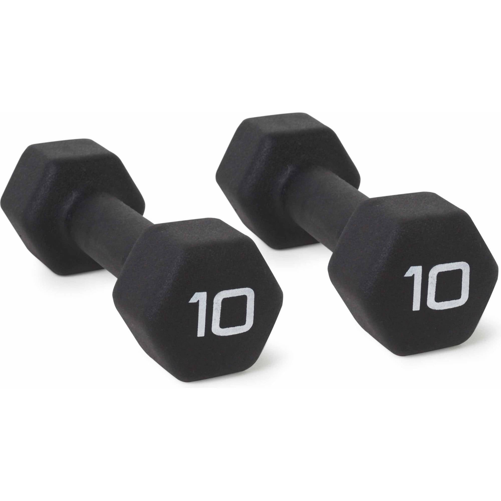Fast Free Shipping!! CAP Hex Neoprene 5lb Pound Set of Two Dumbbell Weights New 