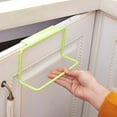thumbnail image 3 of Tyidzon Towel Ring No Drill Bathroom Bathroom Towel Rack Squares Towel Racks for Bathroom, Small Size Hand Towel Hanging Rod Rag Towel Rack - Green, 3 of 3