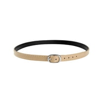 INSPIRE CHIC Women's Shoe Straps Detachable Ankle Crossover Shoe Laces with Buckle 2 Pairs Apricot 58cm/22.83"