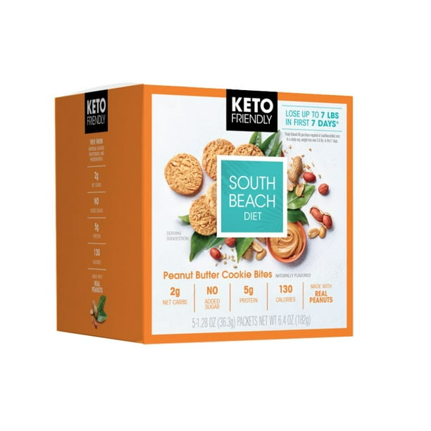 South Beach Diet Keto Peanut Butter Cookie Bites 5 Count Walmart Com Walmart Com