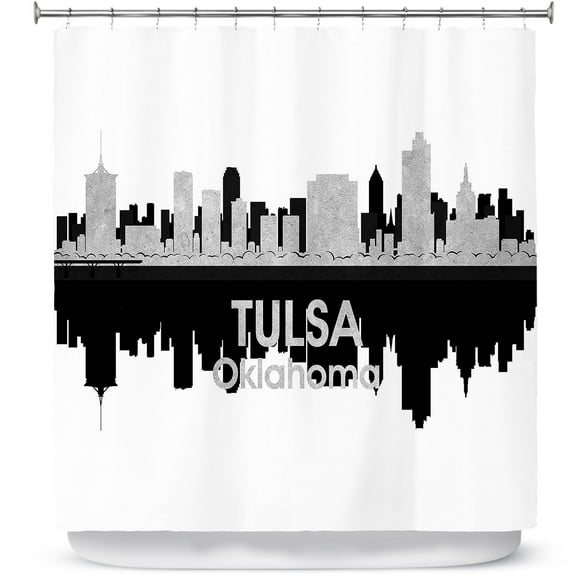 Shower Curtains 70" x 84" from DiaNoche Designs by Angelina Vick - City IV Tulsa Oklahoma