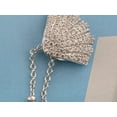 thumbnail image 3 of Silvery Gold Plated Clear Zirconnia Crystal Seashell Pendant Jewelry Necklace, 3 of 5