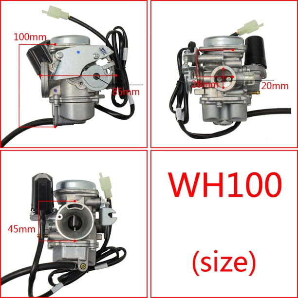 Suitable for Carburador PD20J for Honda Wh100 Lead 100 100 cc, 4 tiempos, scooter, ATV, motocicleta