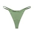 thumbnail image 1 of Timegard Strings Sans Coutures pour Femmes Taille Basse Lissants Respirants Culottes Confortables String sous-Vêtements, 1 of 3