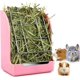 thumbnail image 1 of Rabbit Feeder Bunny Guinea Pig Hay Feeder, Hay Guinea Pig Hay Feeder, Chinchilla Plastic Food Bowl (Pink) Pink -, 1 of 4