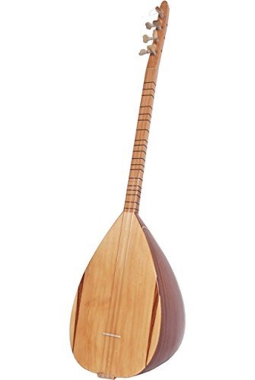 Electric Baglama Saz, Natural Wood Finish