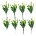 thumbnail image 2 of WRKEKC Clearance 8PC Artificial Peppermint Flowers with Realistic Green Plant And Pointed Leaf Grass, 2 of 2