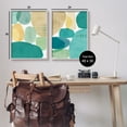 thumbnail image 4 of Stupell Industries Abstract Green Geometric Abstract Painting Gray Framed Art Print Wall Art, 24 x 30, 4 of 10
