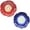 BRIGHTS, variant on Transpac 1.00In Flower Shaped Plate, Dolomite, Dessert Appetizer Dish A6958 Brights