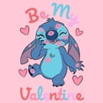 thumbnail image 2 of Girls Lilo & Stitch Be My Valentine Kisses Stitch T Shirt, 2 of 5