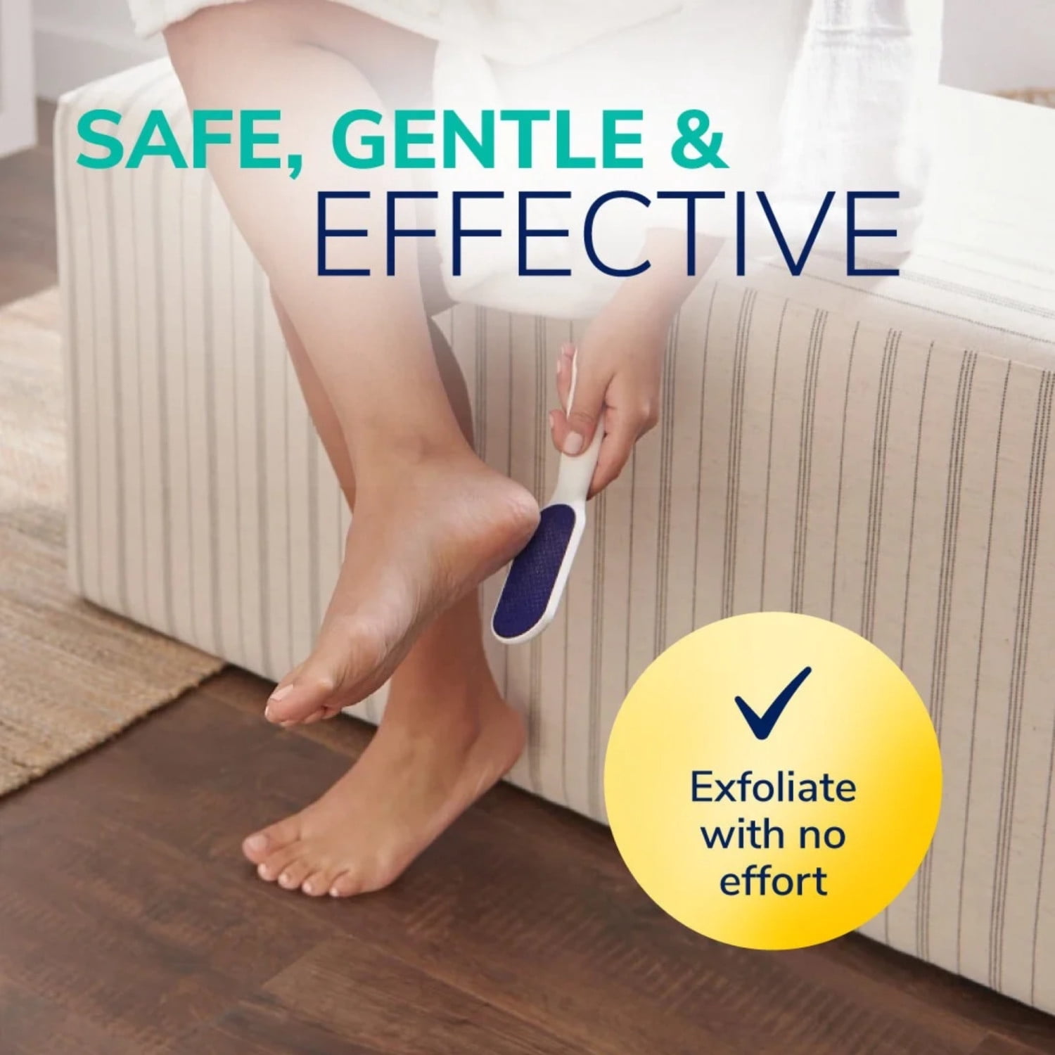 Dr. Scholl's Hard Skin Remover Nano Glass Foot File Foot Callus Remover for Soft Smooth Feet