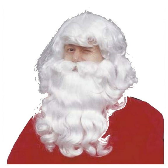 Santa Wig & Beard - Holiday - Christmas - Costume Accessory - Adult