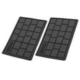 thumbnail image 1 of Unique Bargains 2 Pcs Tapis de Sol Universel Auto Plaque de Talon Tapis Repose-Pieds Pédale PC PVC Noir, 1 of 6