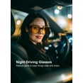 thumbnail image 5 of TINHAO Night Vision Driving Glasses Fit Over Eyeglasses for Men Women, Square Polarized Nighttime Glasses Yellow Lens, 5 of 8