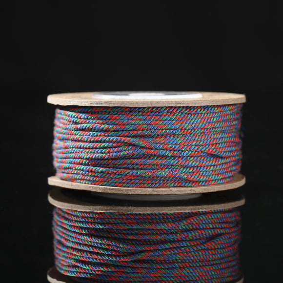 Zhuge Corde Torsadée Corde Décorative pour Artisanat-1.2mm,2 Pcs,A04