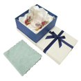 thumbnail image 1 of Tasse à thé en émail avec motif de fleur, résistante à la chaleur, avec cuillère et tissu, pour anniversaire, festival, rose rouge, 350 ml, 1 of 4