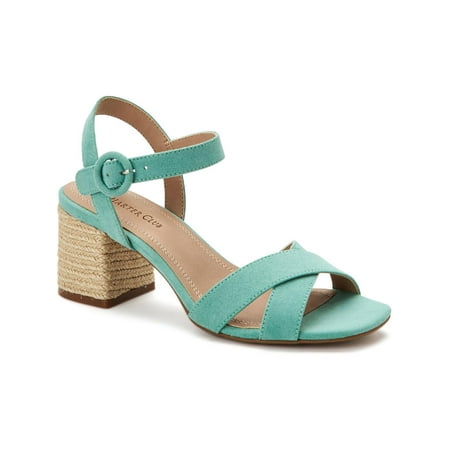 

Charter Club Womens Rioo Faux Leather Open Toe Heels