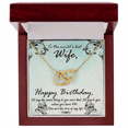 thumbnail image 5 of To My Wife When You Turn 100 Birthday Message Inseparable Necklace, 5 of 20