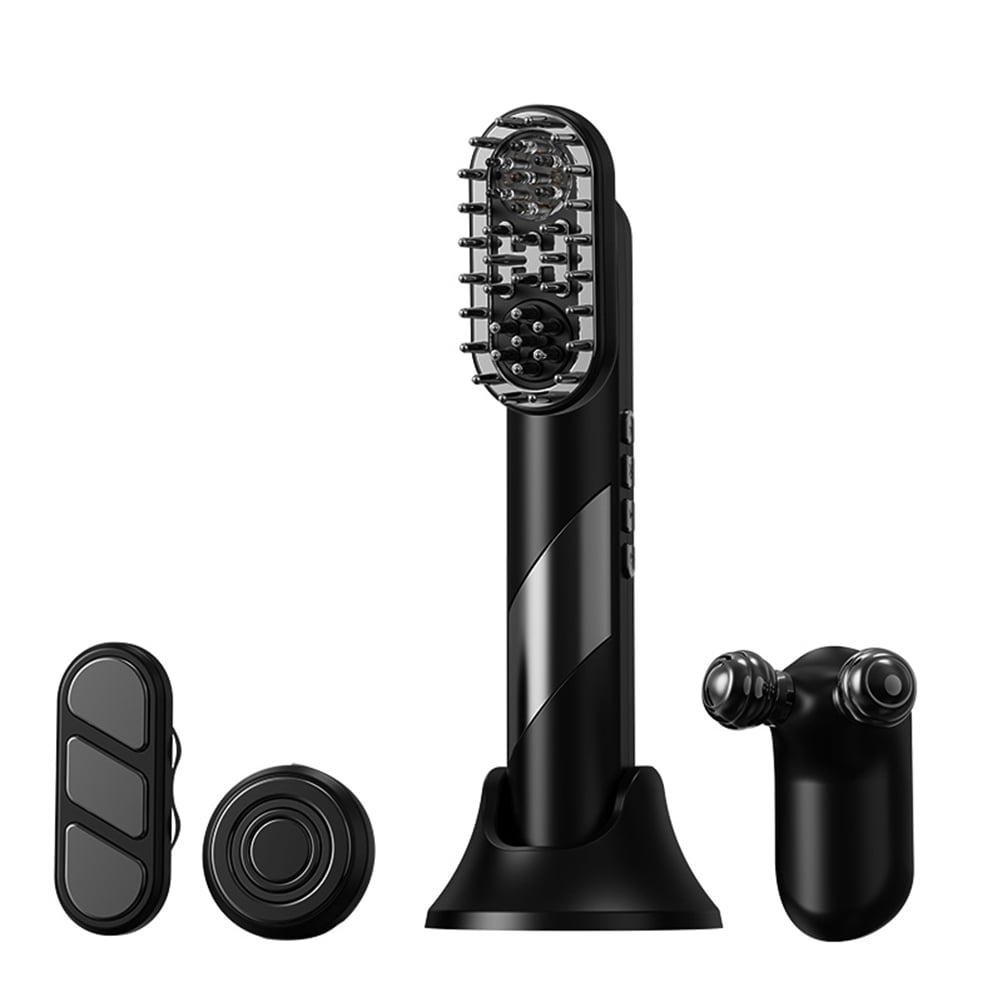 4 in 1 Electric Massage Comb Head Scalp Massager Brush for Hair Growth Anti Loss Scalp Essence Oil Applicator